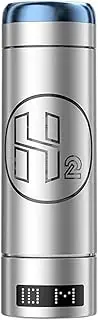 3-in-1 Hydrogen Rich Water Bottle Portable Molecular Hydrogen Water Generator Hydrogen Water Ionizer Machine with SPE Technology 5 Minutes Make Hydrogen Concentration Up to 3000 PPB 300 Ml