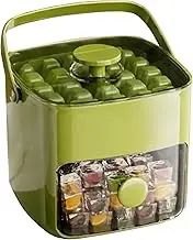 Ice Tray with Lid, Chilling Cube Making Mold with Lid, Easy Release Press-Type Design Ice Maker Aid for Kitchen Daily Life Camping Party Gathering