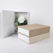 JunHa Modern Decorative Faux Book Boxes, 3 Pcs, 8.7 x 5.9 x 1.8 Inch, Coffee Table Books, DIY Craft Storage, Family Bookshelf, Cafe Decor