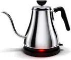 Willow & Everett Gooseneck 1L 120V Stainless Steel Electric Tea Kettle, Silver