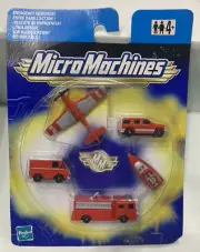 Micro Machines 2000 Red Emergency Response Set-Rare sealed