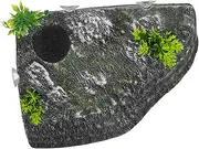 Generic Turtle Basking Platform Rock Landscaping Element for Aquatic Habitats Realistic Climbing for Tortoises for Pet Stores and Parks and Safe Design
