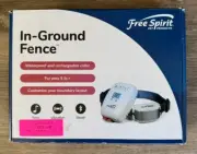 OPEN BOX In Ground Fence System Dog Collar Free Spirit Pet Containment 5+ Lbs