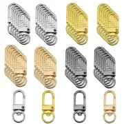 48 Pieces Metal Lobster Claw Clasps Swivel LanyardsTrigger Snap Hooks Strap f...