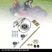 32" Fit For Go Kart ATV Live Rear Axle Kit Rear Axle Assembly (w/o Chain) New