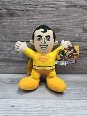 DC Super Hero Friends Super Man Plush Yellow/Orange Superman 13" DC Comics