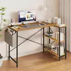 L Shaped Desk Computer Desk with Storage Shelves Gaming Desk Home Office Desk Co