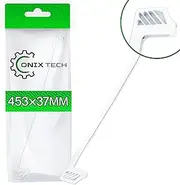 Front of the fridge shelf glass 453 x 37 mm with original code 4851900100 for Beko ONIX TECH