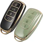 2pcs Car Key Shell Key Fob Remote Key Case Remote Key Shell Key Covers for Car Keys Car Key Replacement Keyless Entry Case Key Shell Replacement Car Key Protective Cover