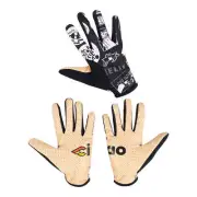 Cinelli Supercorsa Long FInger Cycling Gloves (Black/White Cinelli Pattern)