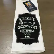 Cynthia Rowley Ouija Board Kitchen Dish Towel Halloween Curious NEW
