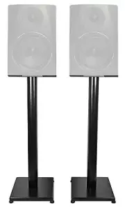 Rockville 29" Black Steel Studio Monitor Speaker Stands For Rockville APM6B
