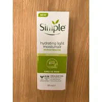 在飛比找蝦皮購物優惠-英國 Simple hydrating light Mois