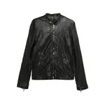 [Dolce & Gabbana] Dolce & Gabbana Zip-fastening Lambskin Leather Jacket 54 IT BLACK