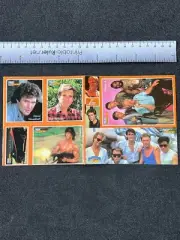 Ultra RARE 1983 Stickers Sheet A Team, Mr T BA Baracus Rambo Knight Rider