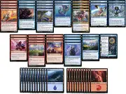 ELITE Red Blue Wizard Deck - Counter Burn - 60 Card - Very Strong - MTG NM/M!!!