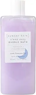 Sunday Rain Sleep Easy Bubble Bath, Lavendar Bath Soak, Calming, Helps Aid Relaxation, Vegan & Cruelty Free, 450ml