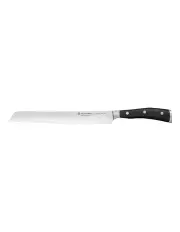 [Wusthof] Classic Ikon Bread Knife Double Serrated 23cm in Black