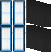 8 Pack Replacement Filters for Holmes AER1 Air Purifier Total Air Clean 2 HEPA A