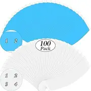 100 Pieces Wig Tapes Lace Front Support Tape Contour Type Wig Tape Double Sided Waterproof Strong Adhesive Strips Tape for Hair Extension/Toupee/Lace Wig