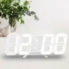 AU Digital Wall Clock Modern Design Temperature Display Alarm Function Sound