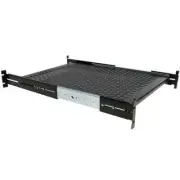 StarTech 2U Vented Sliding Server Rack Shelf 50lbs / 22.7kg UNISLDSHF19
