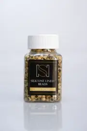 Silicone Lined Micro Beads (Warm Blonde) 1000 pieces