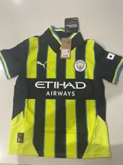 Kids Manchester City PUMA Away Shirt 2024-25 Size S - BNWT
