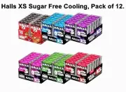 Halls XS Sugar-Free Candy Lime Cola Watermelon Blueberry Mentholyptus Mixberry