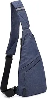 [TINEASUR] Men Casual Day Crossbody Bags While Messenger Bag Crossbody Bag for Men Man Bag Strap Crossbody Waist Chest Bag Canvas Bag for Men Shoulder Back Chest Crossbody Bag