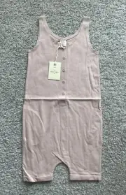 Gray Label Organic Kids Clothing & Fashion One Piece Pink Tank Suit Size 3-4y