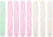 Beatifufu 8Pcs Handheld Eyebrow Razors with Comb Eyebrow Trimmers for Precise Shaping Face Razor for Women and Men Multi