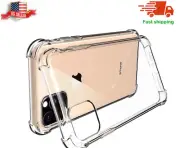 iPhone 11 Pro 7 8 Plus X XR XS MAX SE 2nd Hybrid Shockproof Thin Clear TPU Case