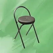 Folding Bar Stool, Portable Folding Seat Tall Bar Chairs, Kitchen Folding Chair with Backrest for Outdoor Camping Shop Cafe Assembly Free(Gray)