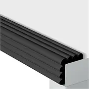 Corner Protectors，Foam Edge Protectors， Furniture Fireplace Corner Edge Bumper Guard, Adhesive Safe Corners Protector, Protective Foam Cushion, Proofing Set for Coffee Table Kitchen(Black,5pcs)