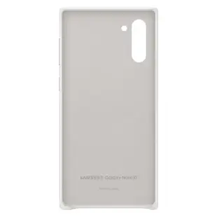 SAMSUNG Galaxy Note10皮革背蓋 白
