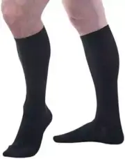Allegro Essential Cotton Compression Socks Medium (Black) 20-30mmHg