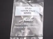 Waterproof Mido Vintage Watch Crystal 19.30mm Minute Track Whte Tension Ring NOS