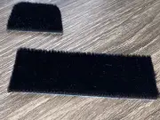 Traditional Bow ARROW REST - BLACK SUPER HAIR RUG - Recurve Longbow - DURABLE