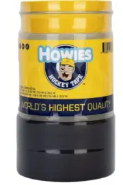 Howies Hockey Tape/Wax Pack - 3 Clear/2 Cloth/1 Wax- Black and White Available