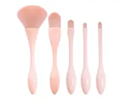 B04 5 Pieces Makeup Brush Set Beauty Tools with Storage Bucket for Beginners