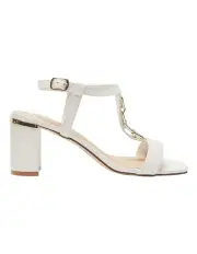 [Easy Steps] Unicorn Sandals in White Leather