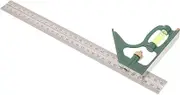Veemoon Stainless Steel Square Combination Square Right Angle Ruler for Precise Woodworking