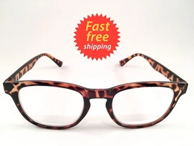 Betsey Johnson Reading Glasses Tortoise Brown Leopard Print +1.50