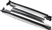 ADCCH Aluminium Side Steps Running Boards Compatible for Mercedes-Benz ML350 W164 2006 2007 2008 2009 2010 2011