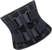 Lumbar Brace for Men Adjustable Back Support Belt Widen Waist Band Lumbar Back Support Men's Workout Waist Trainer for Abdominal Binder