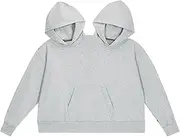 [Jongdari] Couples Hoodies, Two Person Hoodie Couple Sweaters Funny Matching Hoodies