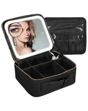 Fresh Fab Finds NPolar Travel Makeup Bag with LED Mirror