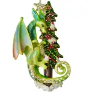 Kirks Folly Holiday Dreams Dragon Pin Pendant goldtone