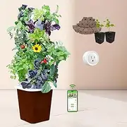 Hydroponic Growing System Kit ，Hydroponic Vertical Garden, Indoor Gardening Vegetable System, 30 Pods,Plant Germination kit with Pump System, Auto Timer